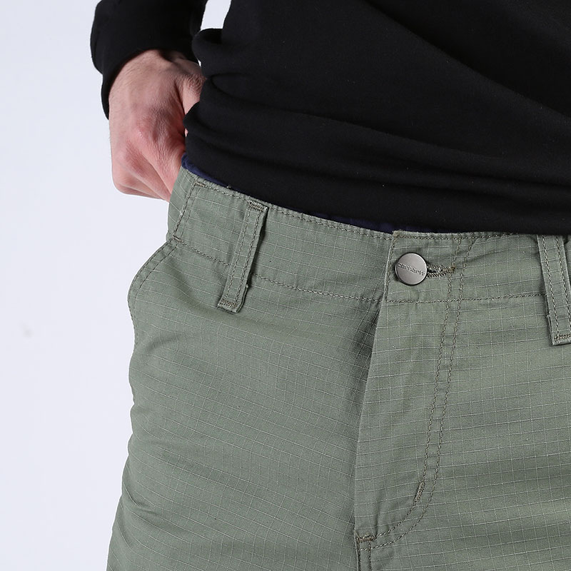 мужские зеленые брюки Carhartt WIP Regular Cargo Pant I015875-dollar green - цена, описание, фото 5
